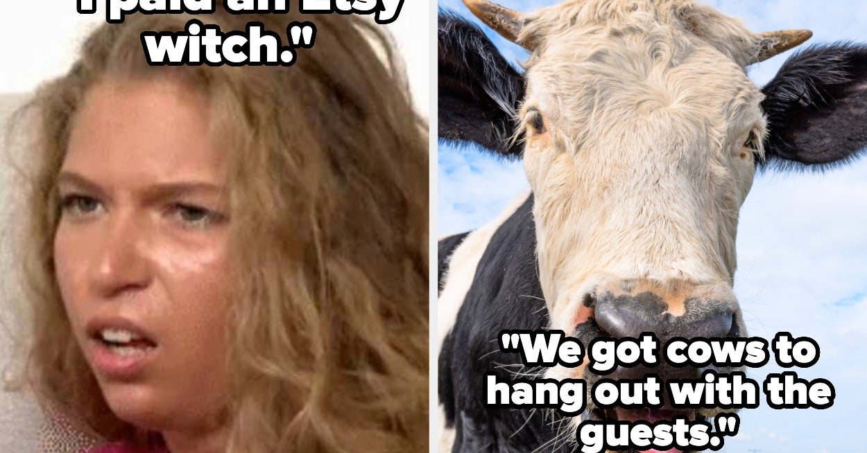 People Revealed The 20 Most…"Unique" (AKA Weirdest) Things They Splurged On For Their Weddings, And I Genuinely Wasn’t Prepared