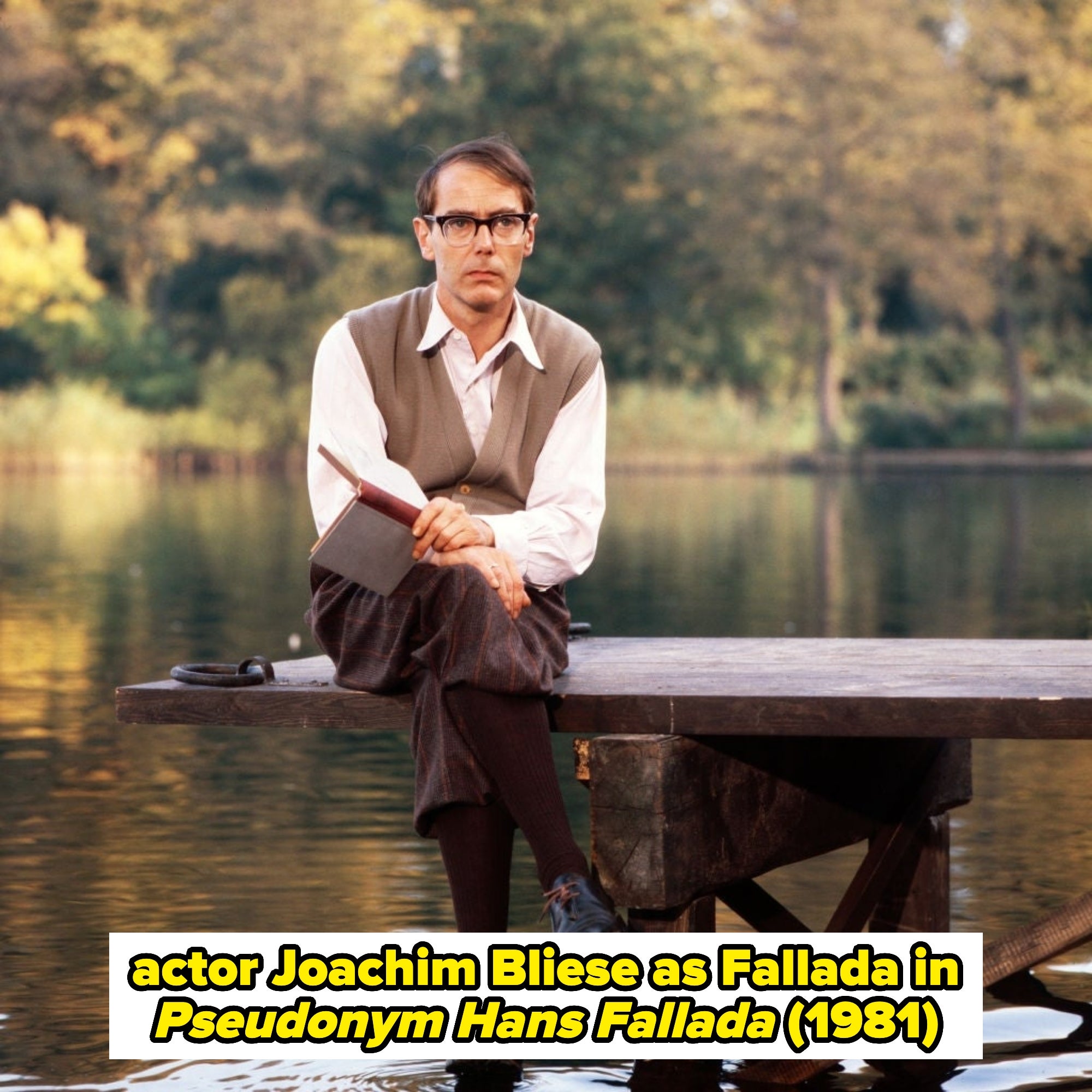 actor Joachim Bliese as Fallada in Pseudonym Hans Fallada (1981)