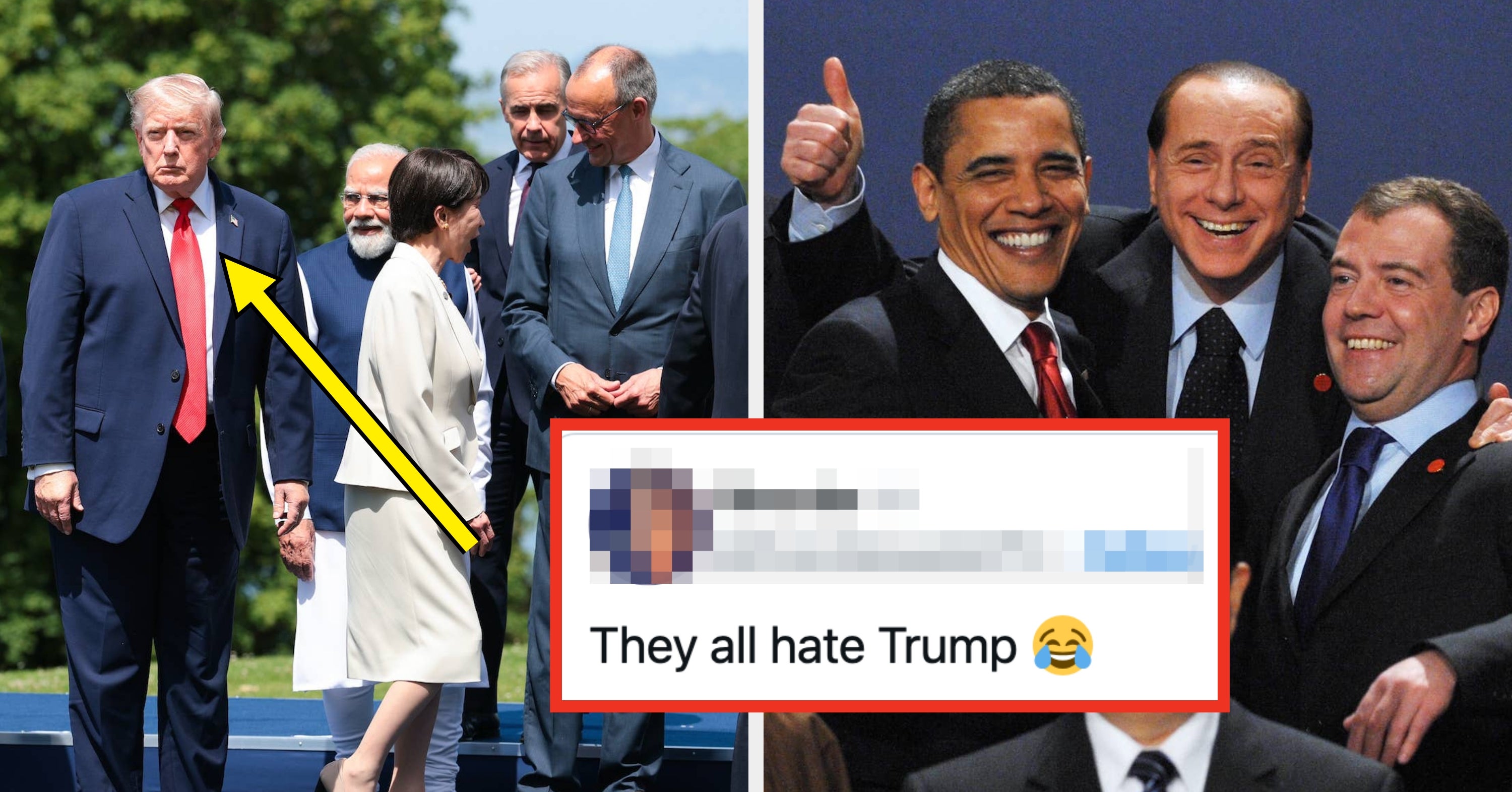 These Photos Of Trump At The G7 Summit Compared To Other US Presidents Are Making Me Absolutely Lose It