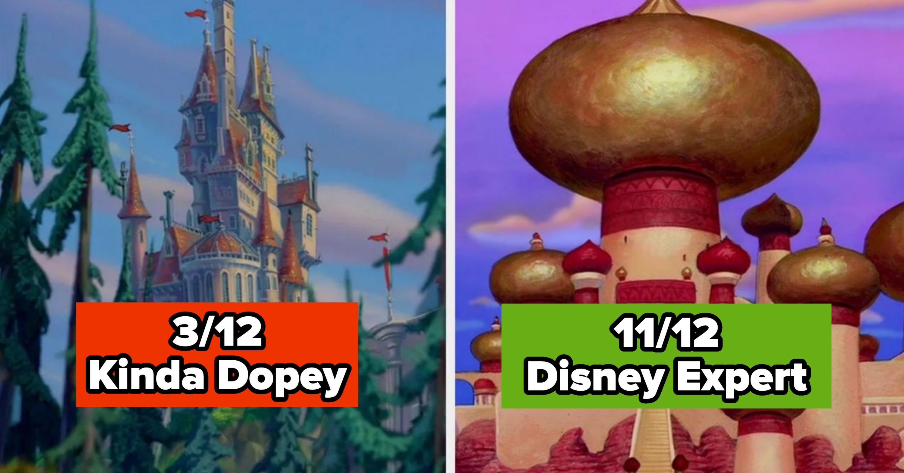 Can You Identify The Disney Animated Movies By The Castles Alone?