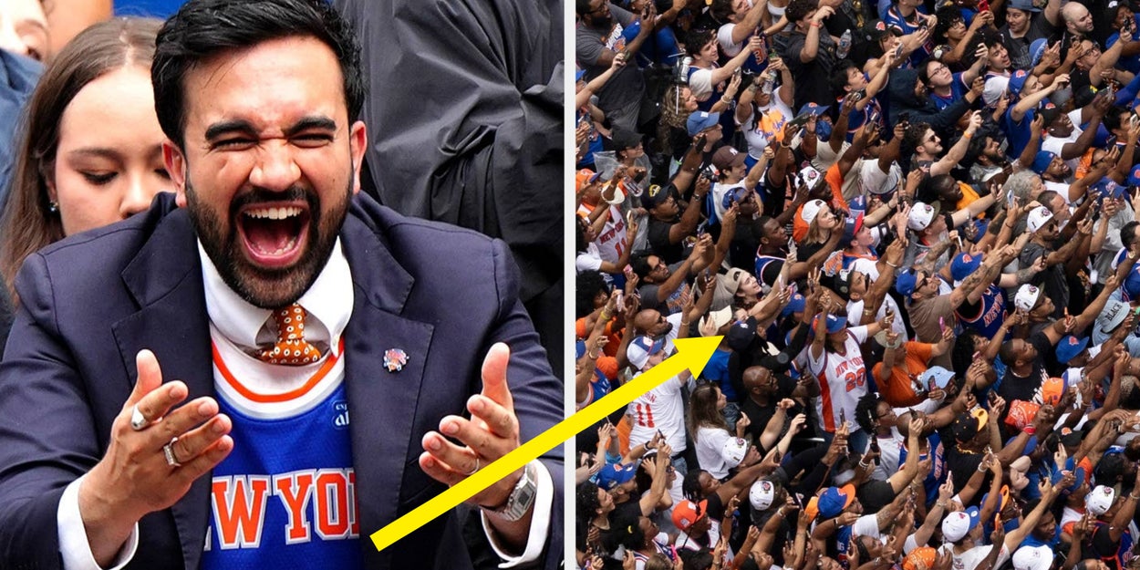 See The Huge Crowds At The Knicks NYC Victory Parade