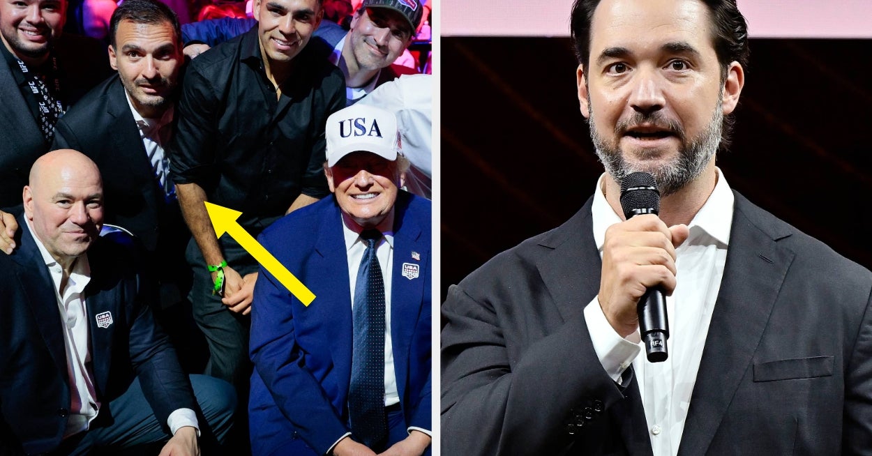 Alexis Ohanian Just Explained Why He Attended Trump's UFC Event After Facing Backlash