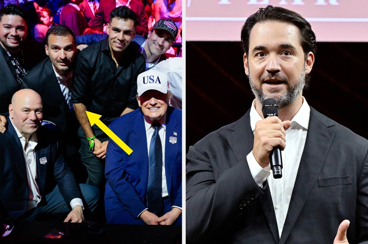 Alexis Ohanian Just Explained Why He Attended Trump's UFC Event After Facing Backlash