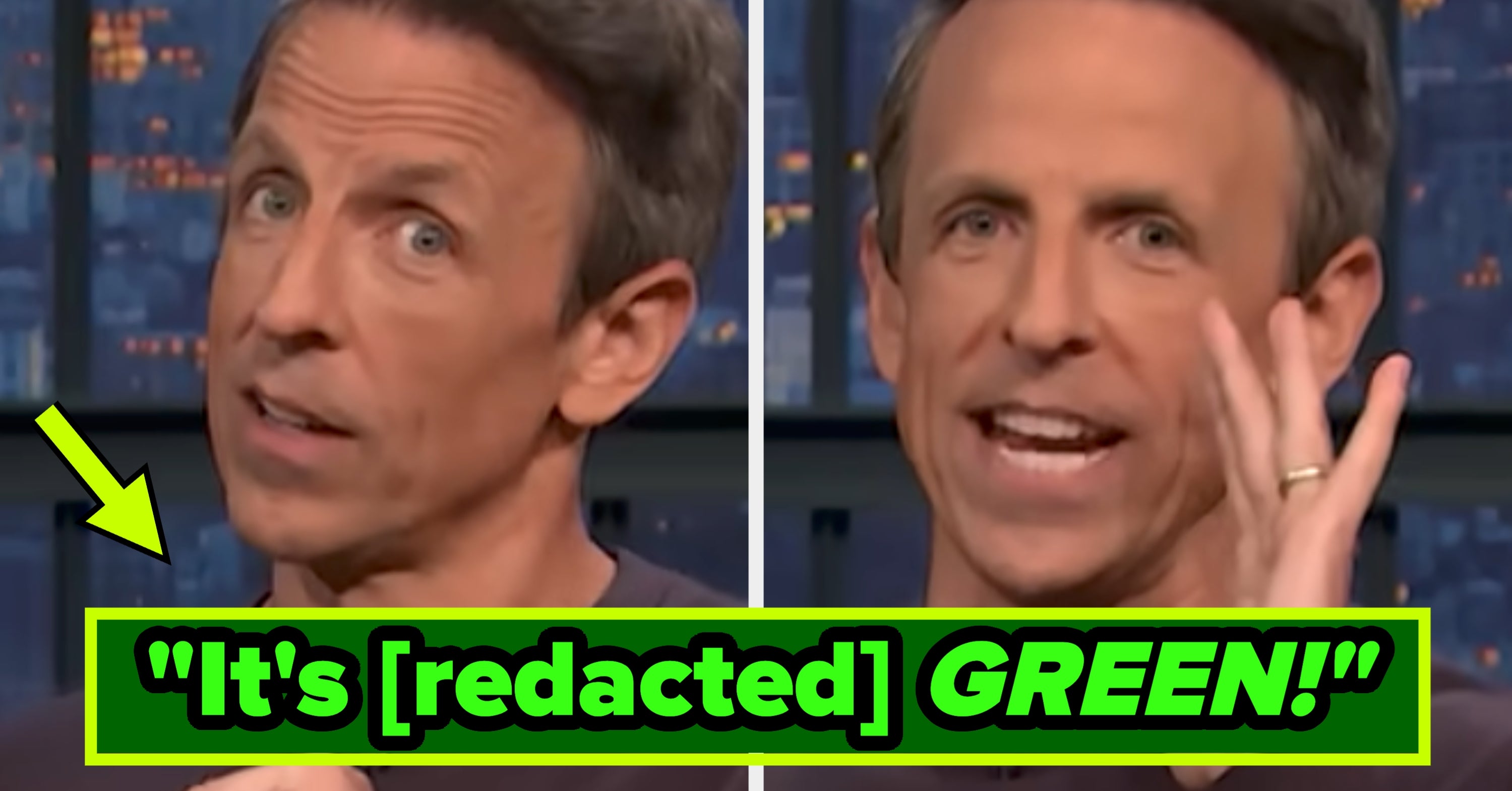 "It's F**king GREEN!": Seth Meyers Just Crushed Fox News For Their Absolutely Absurd Reflecting Pool Segment