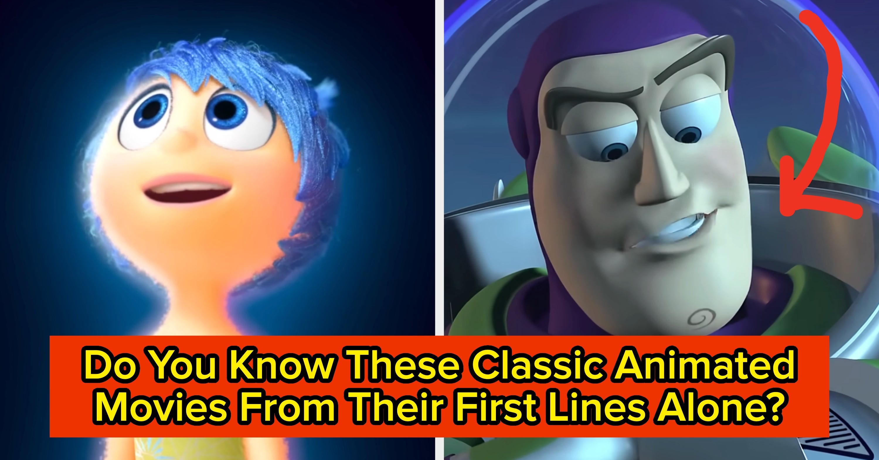 Can You Guess The Classic Animated Movie From The Opening Line?