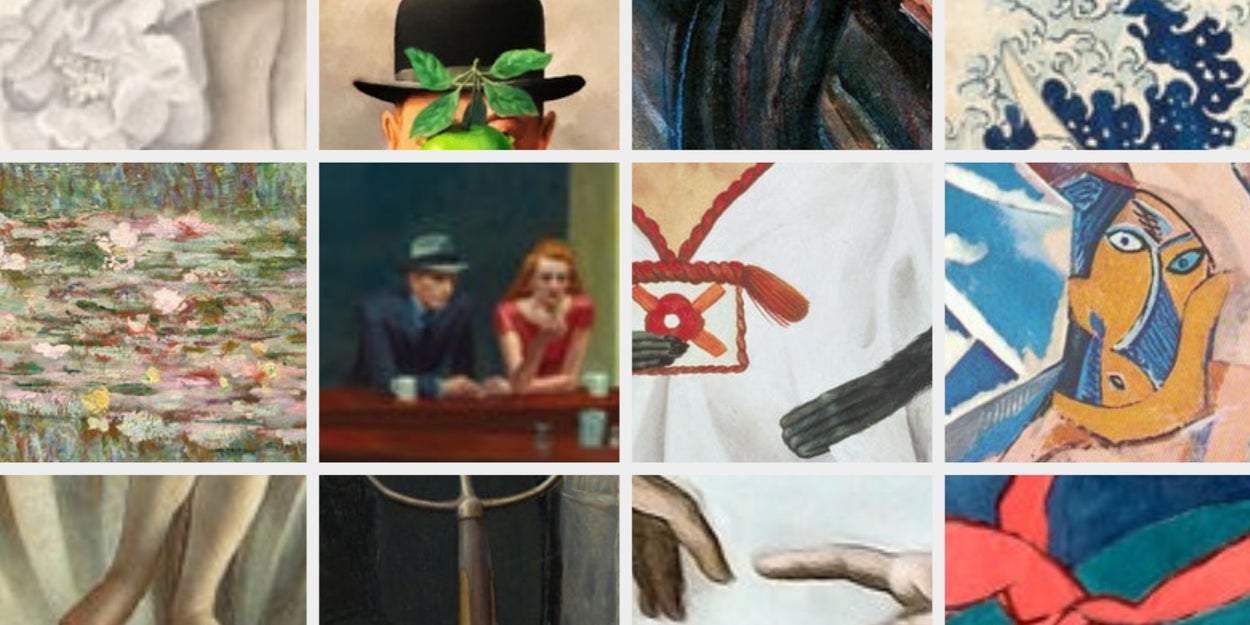 Can You Identify The Famous Artwork By A Fraction Of The Piece?
