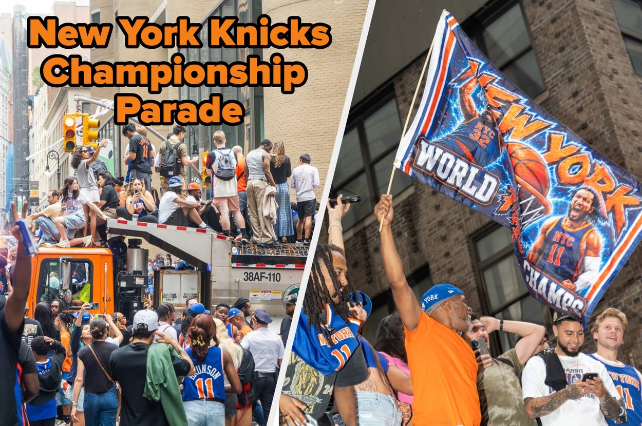 The Knicks Had A MASSIVE Parade In New York City — Here's What It Looked Like On The Inside