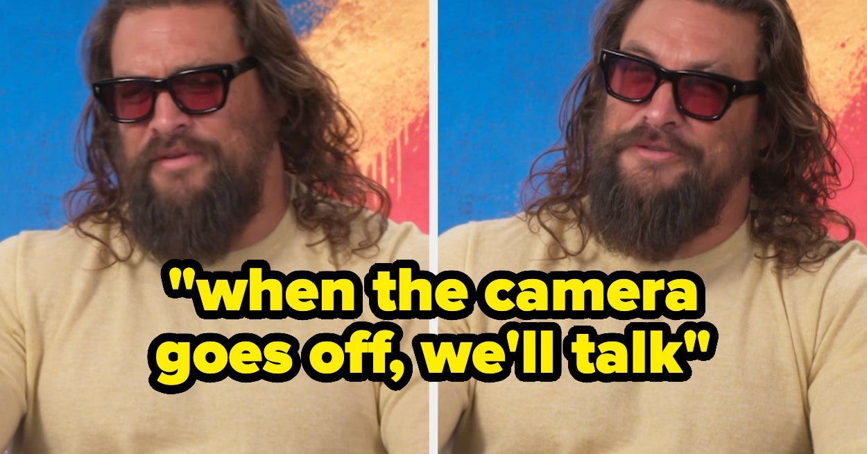 We Asked Milly Alcock And Jason Momoa About Aliens, And Now I'm Fully Convinced One Of Them Has Seen A UFO
