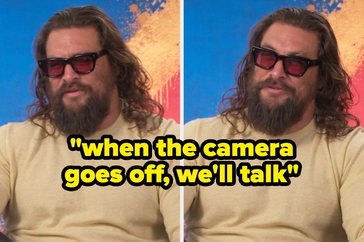 We Asked Milly Alcock And Jason Momoa About Aliens, And Now I'm Fully Convinced One Of Them Has Seen A UFO