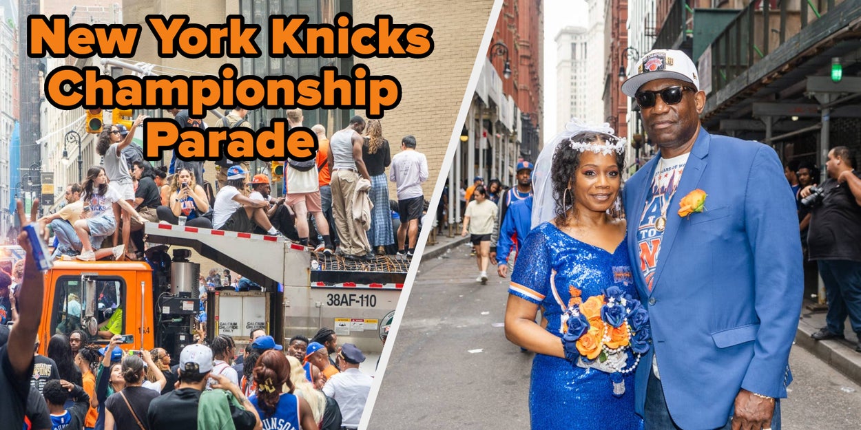 17 Photos Inside The Knicks Parade In New York City,