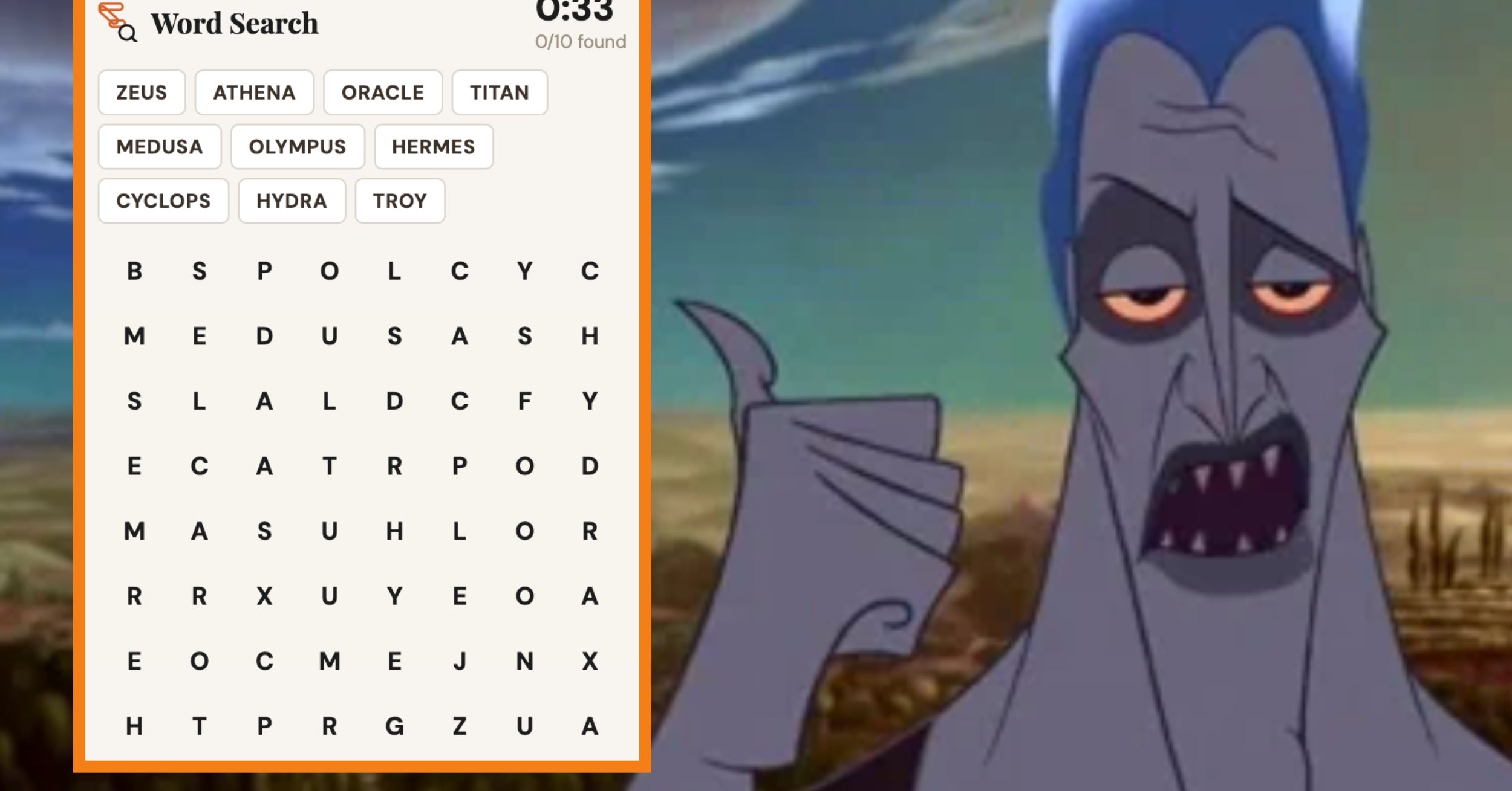 If You Can Find All 10 Words In This Word Search, Your Left Brain Is The Strongest Part Of Your Body