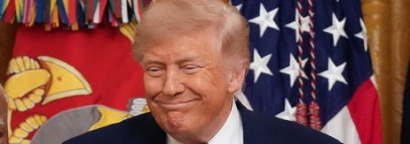 ホワイトハウスで行われた名誉勲章授与式に出席したドナルド・トランプ米大統領（＝2026年6月18日撮影）/ Andrew Harnik / AFP＝時事