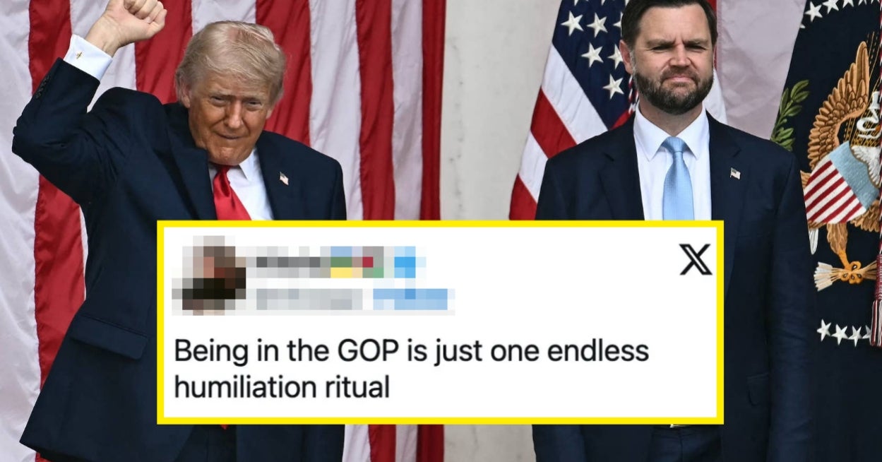 People Are Calling JD Vance The "Purest Sock Puppet To Ever Disgrace Political Office" After He Bragged About Trump's IQ Level