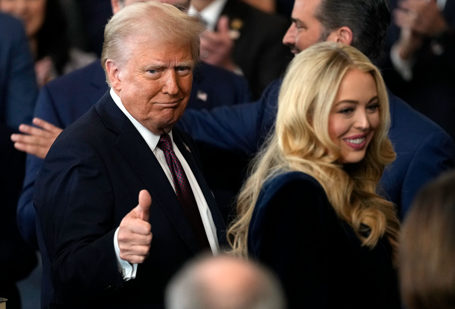 Donald og Tiffany Trump