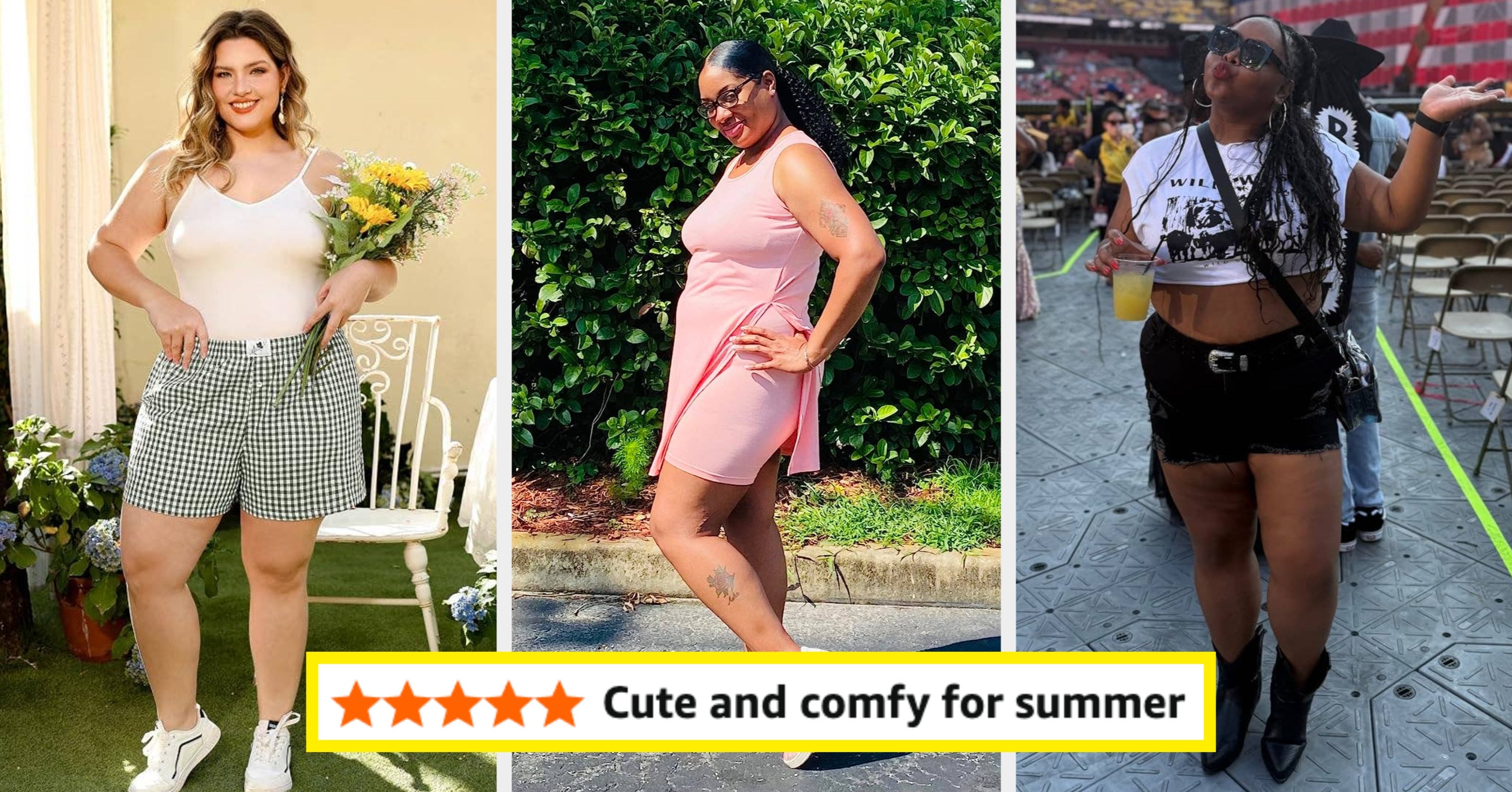 28 Shorts Reviewers Who Wear Plus-Sizes Swear By For Summer