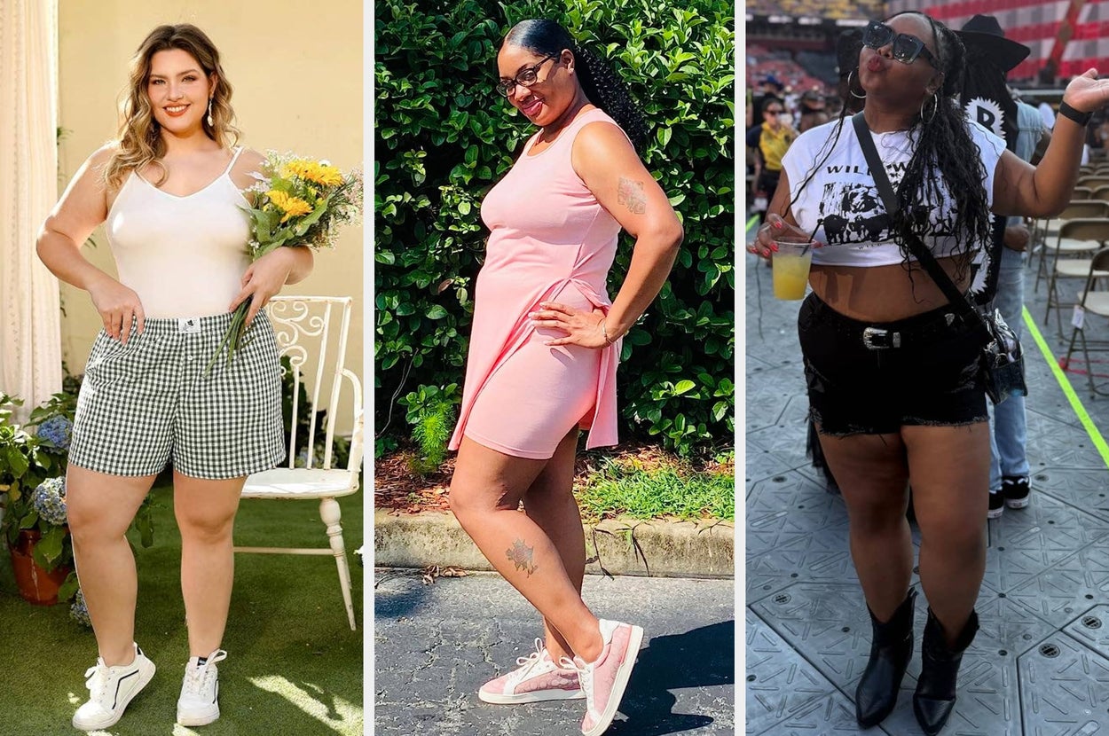28 Shorts Reviewers Who Wear Plus-Sizes Swear By For Summer