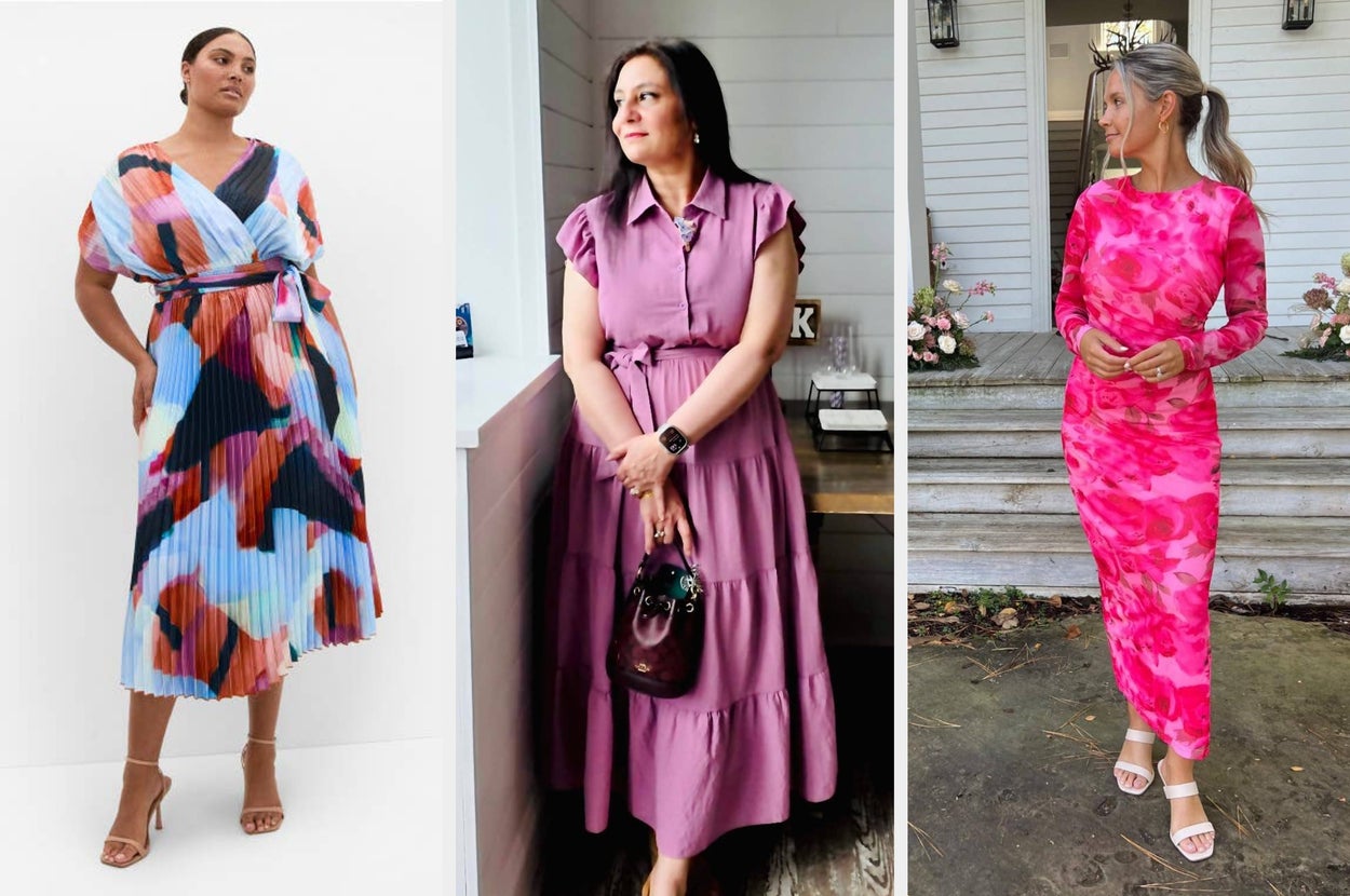 If You're Tired Of Dealing With Strapless Bras, These 25 Dresses Will Let You Wear Your Regular One