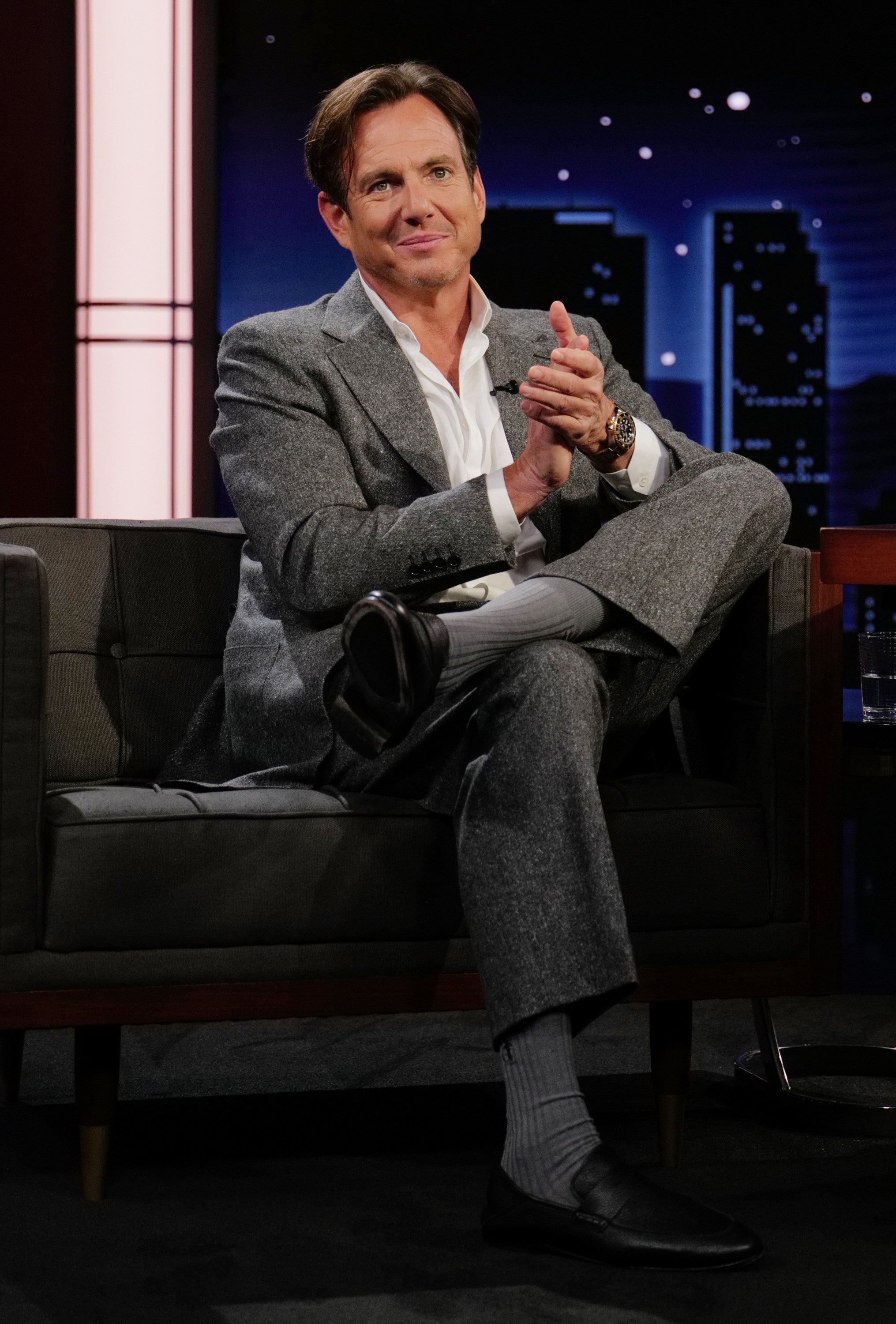 Will on a talk show