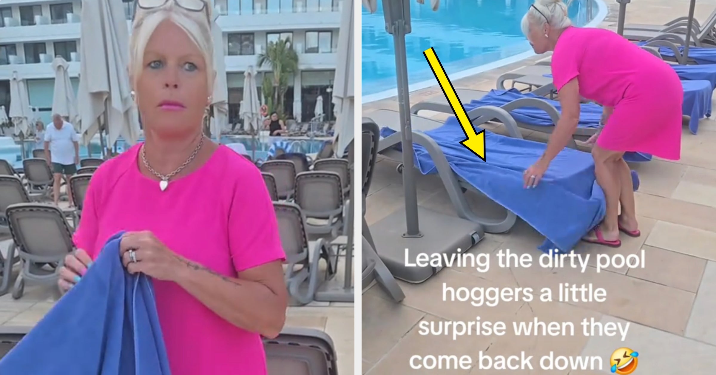 Nearly 3 Million People Watched This Video Of A British Tourist Removing Towels From Pool Chairs At A Hotel, And I'm So Curious What You Think