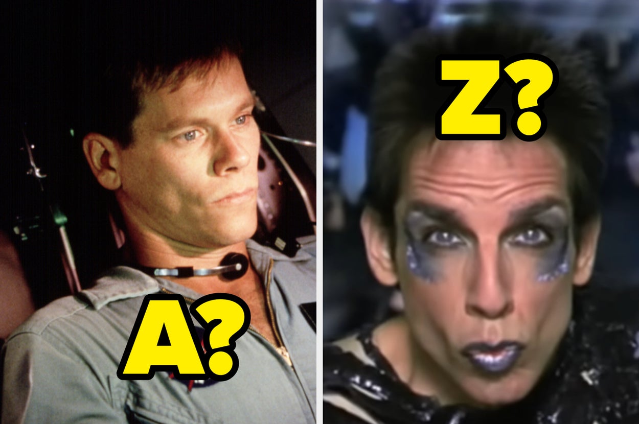 Can You Pick The Correct '80s Or '90s Movie For Every Letter Of The Alphabet?