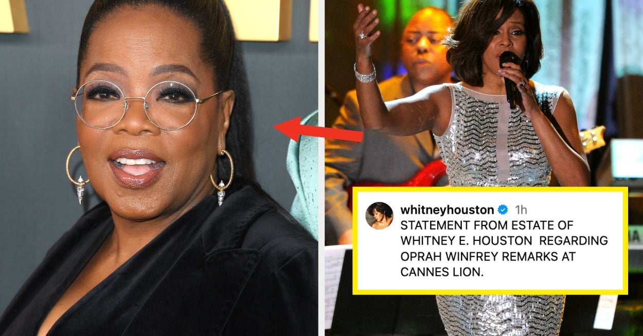 Whitney Houston's Estate Just Responded After Oprah Claimed Whitney Fell Off Her Stage During A Relapse, And Here's What They Said