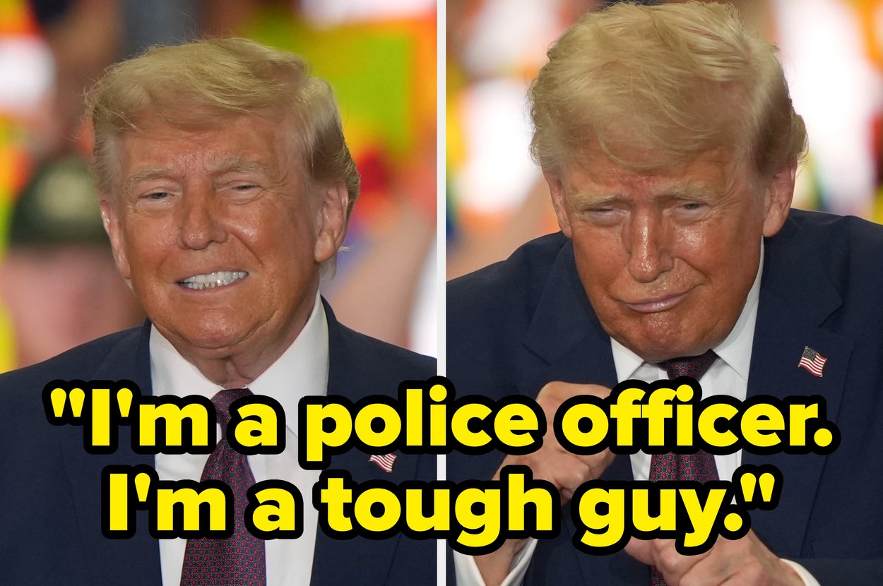 Trump's Bizarre Police Officer Story Is Making Me Feel So Confused — And The Internet Agrees