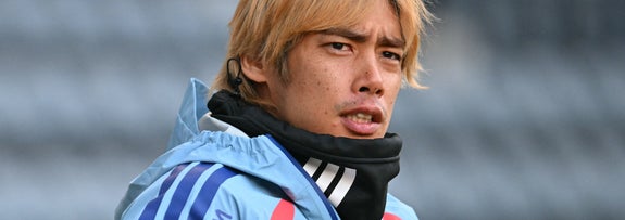 伊東純也選手（AFP＝時事）