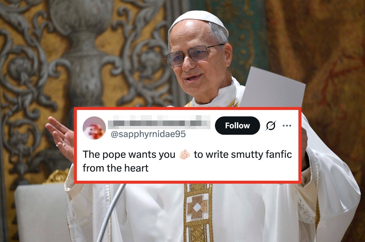 "The Pope Wants You To Write Smutty Fanfic": Pope Leo's Message To Writers Is Going Viral, And The Internet Is Having A Field Day