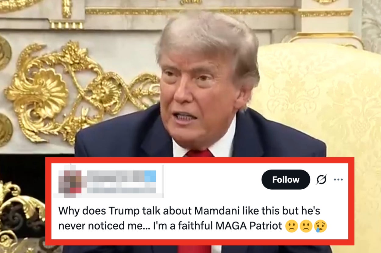 Donald Trump Fangirled Over Zohran Mamdani So Hard That MAGA Got Jealous In The Comments, And LMAO