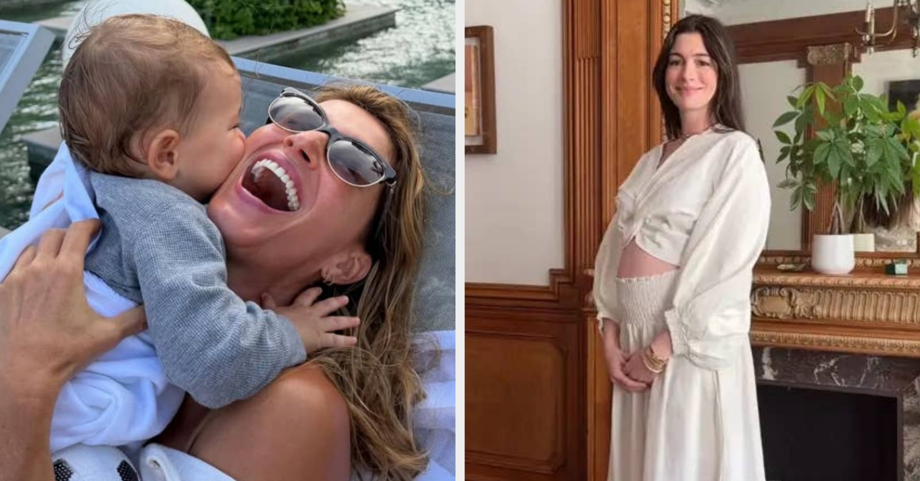 Amid All That Wild Discourse Around Anne Hathaway’s Pregnancy Reveal, Here Are 31 Famous Moms Who Welcomed Kids In Their 40s And 50s