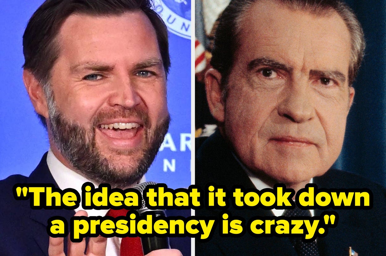 Um, So, JD Vance Made A Really Weird Statement About Former President Richard Nixon, And The Internet Is Having An Absolute Field Day