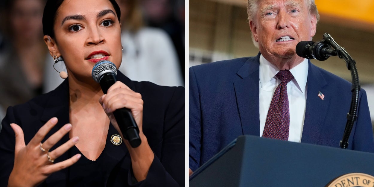 AOC Slams Trump's Reflecting Pool Comments