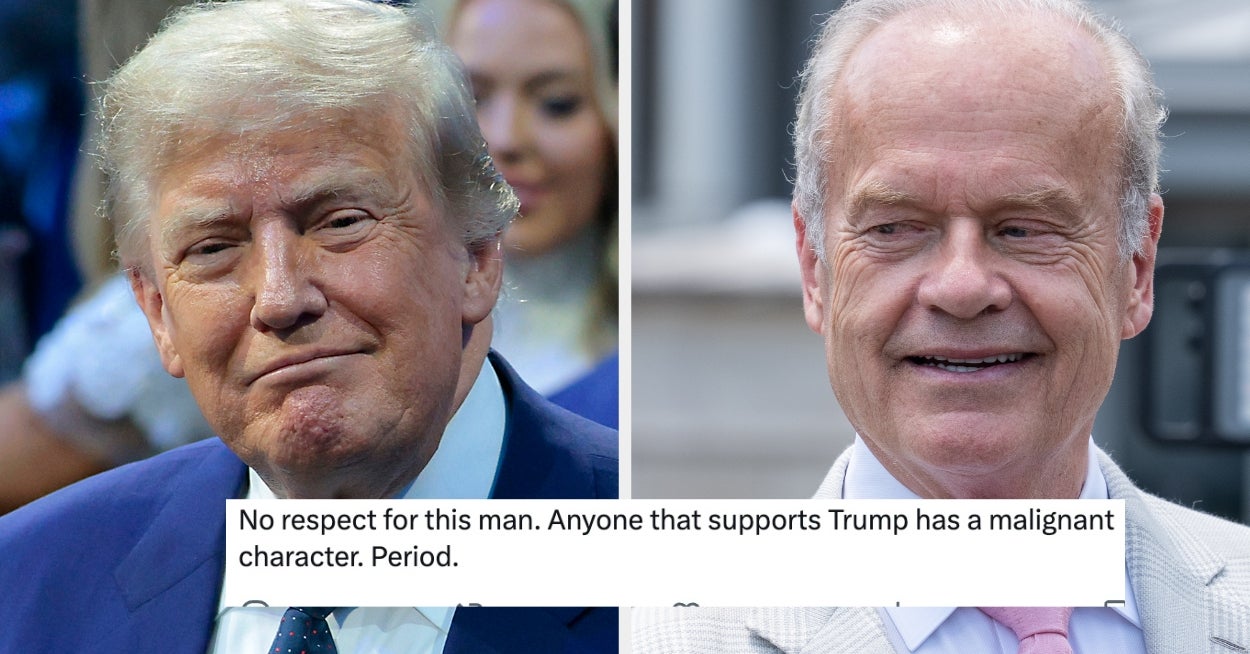 Kelsey Grammer Defended Trump And Called Him Charming, And Everyones Saying The Same Thing