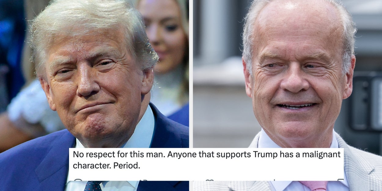 Kelsey Grammer Defends Trump And Says He's Charming