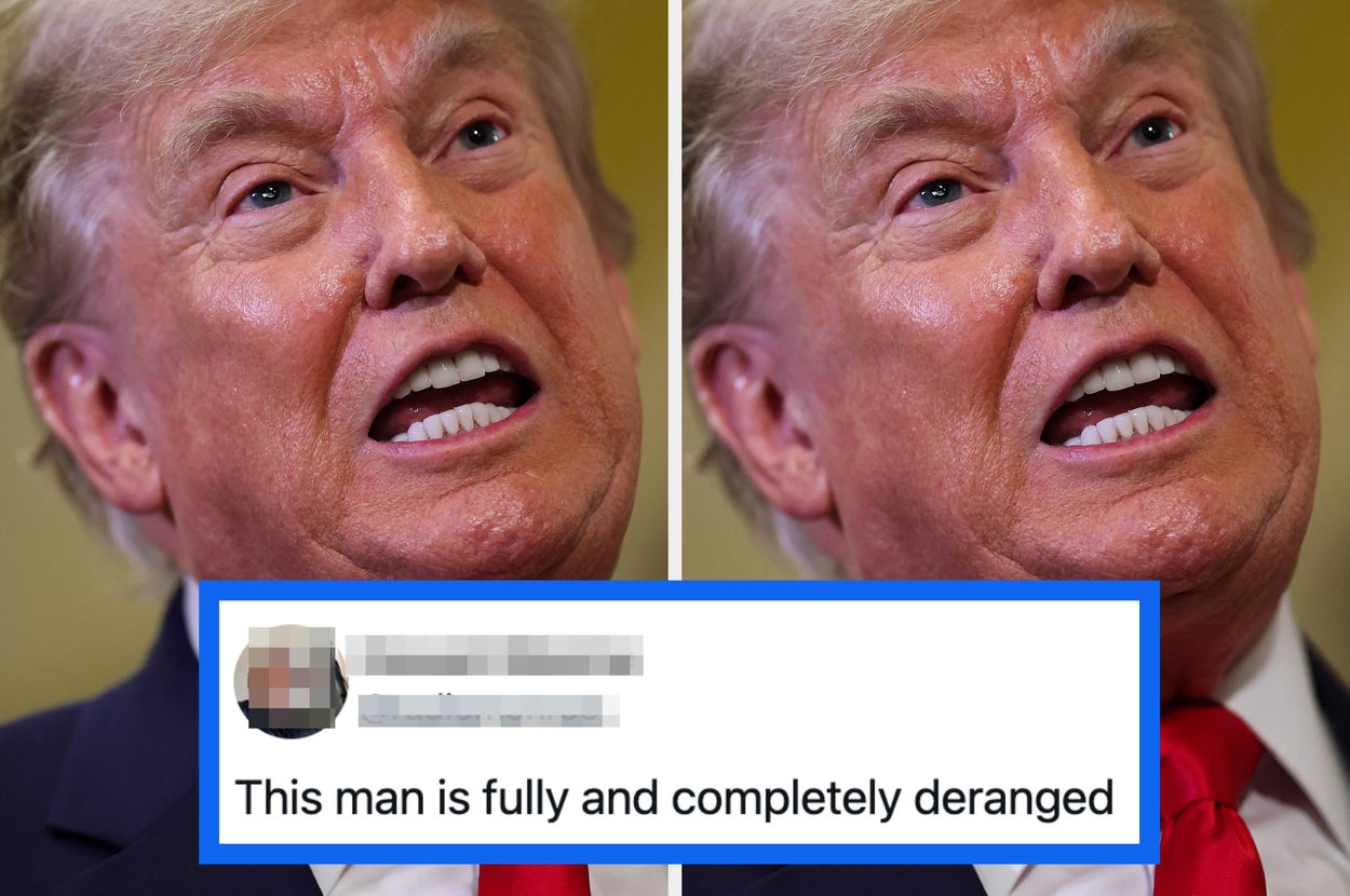 "Criminally Made Algae": Trump's Absolutely Bonkers 589-Word Rant Has A Wild Plot Twist, And People Can't Stop Talking About It