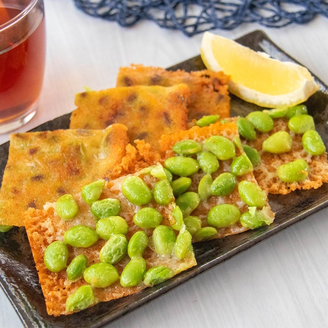枝豆のカリカリチーズ焼き