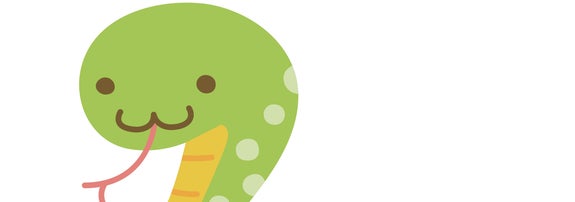 ヘビのイメージ（イラストACより）