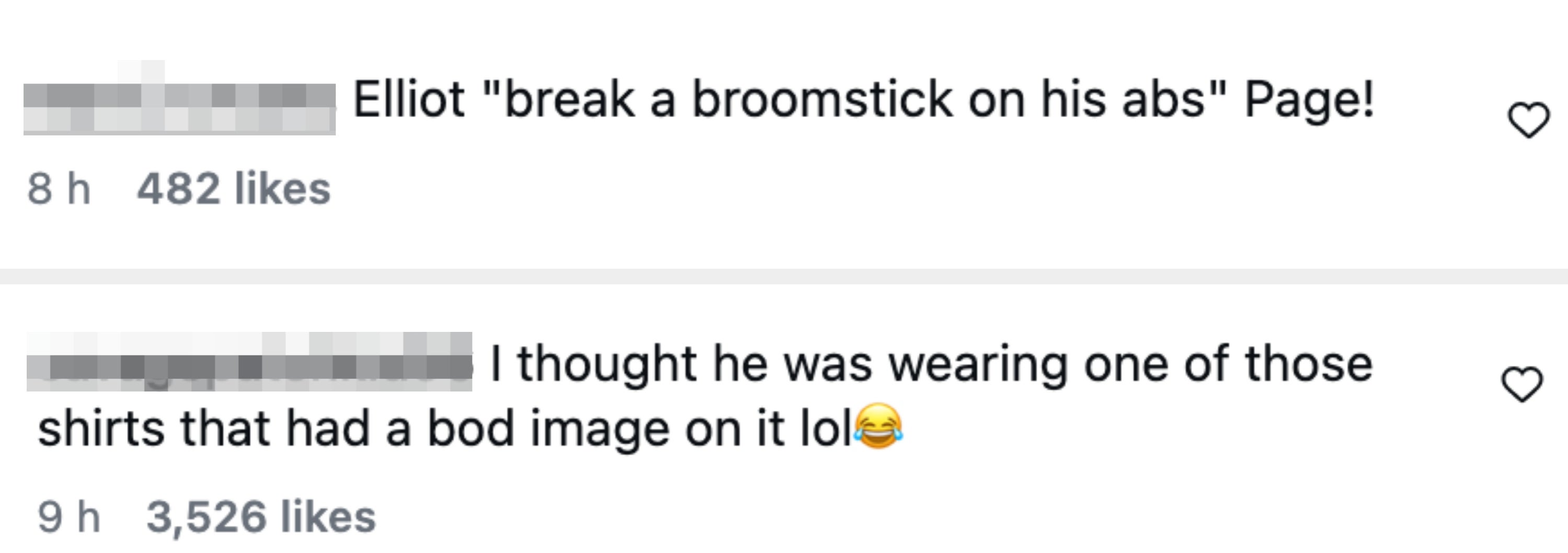 Comment joking astir  a garment  looking similar  a assemblage  image. Laughing emoji included