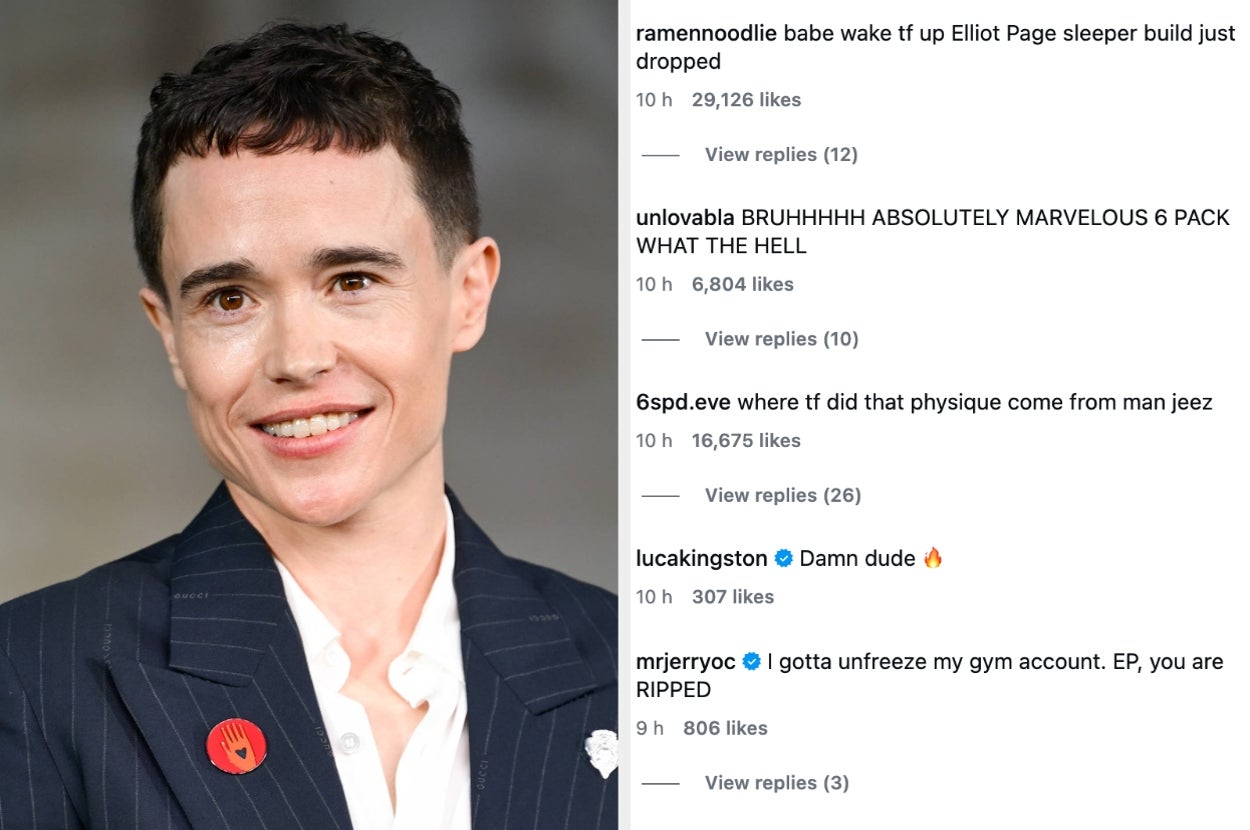 Elliot Page Breaks the Internet With Shocking Transformation