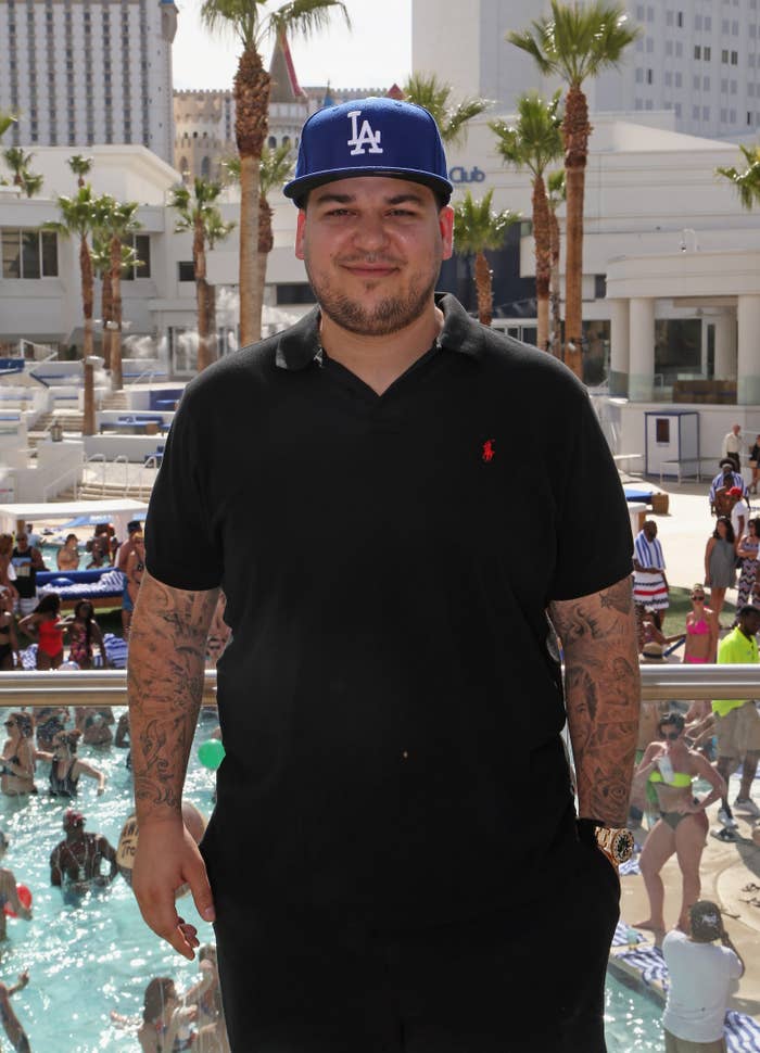 Rob Kardashian astatine  an event