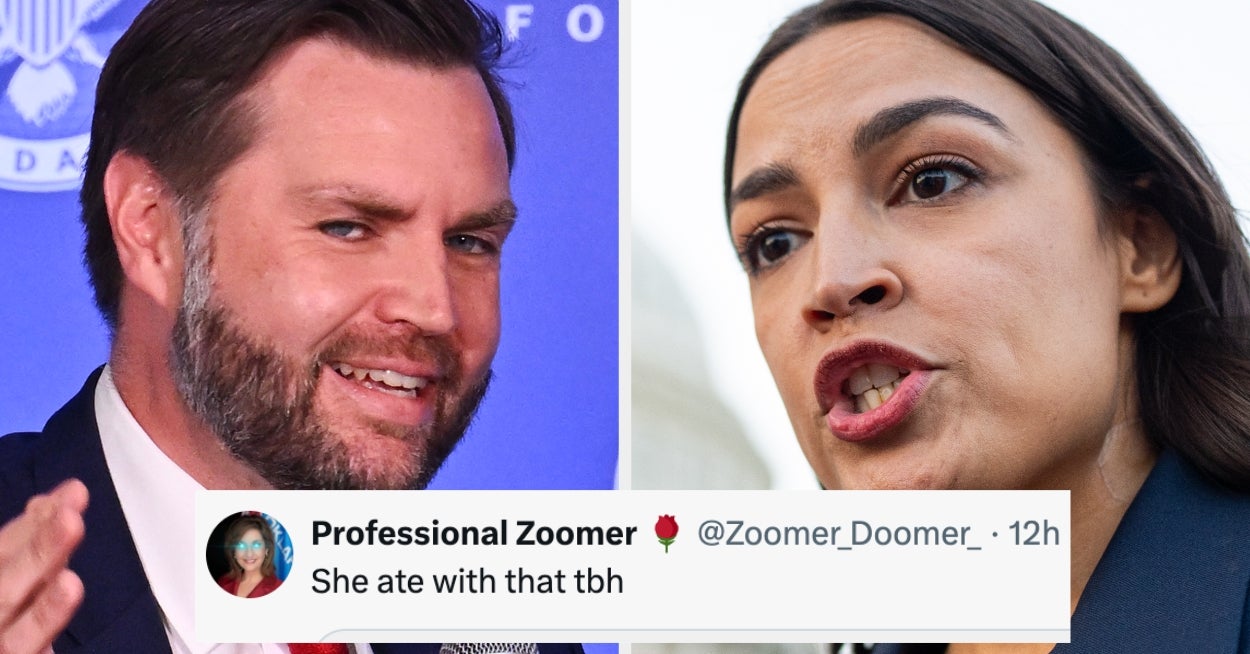 After J.D. Vance Said That AOC Will Run For President In 2028, AOC Responded — And The Internet Went Wild