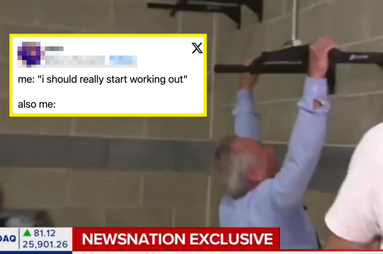 "This Is The Funniest Thing I've Seen All Day": This Clip Of RFK Jr. Trying To Do A Single Pull-Up And Immediately Giving Up Is Going Viral