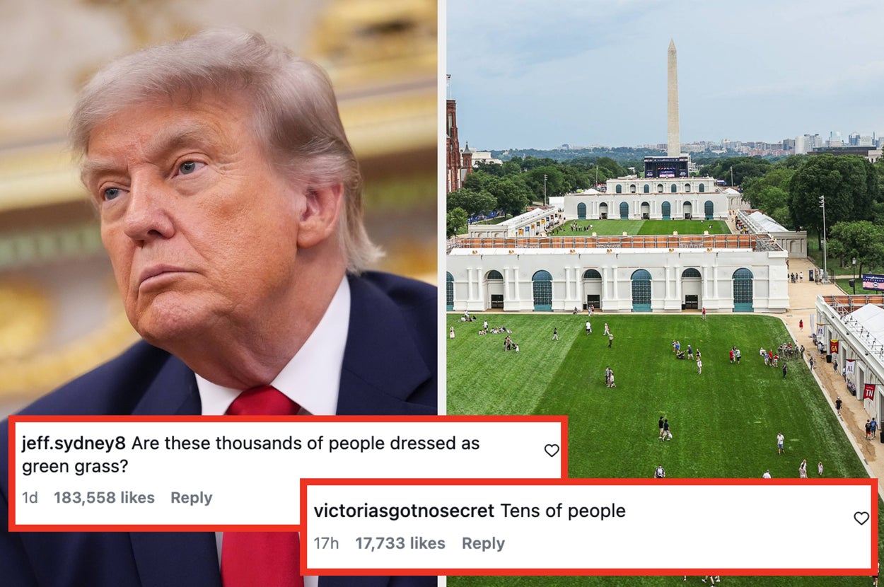 After Fox News Claimed That “Thousands” Attended The “Great American State Fair,” People Are Zooming In On The Interesting Reflection From This Freedom 250 Performer’s Sunglasses