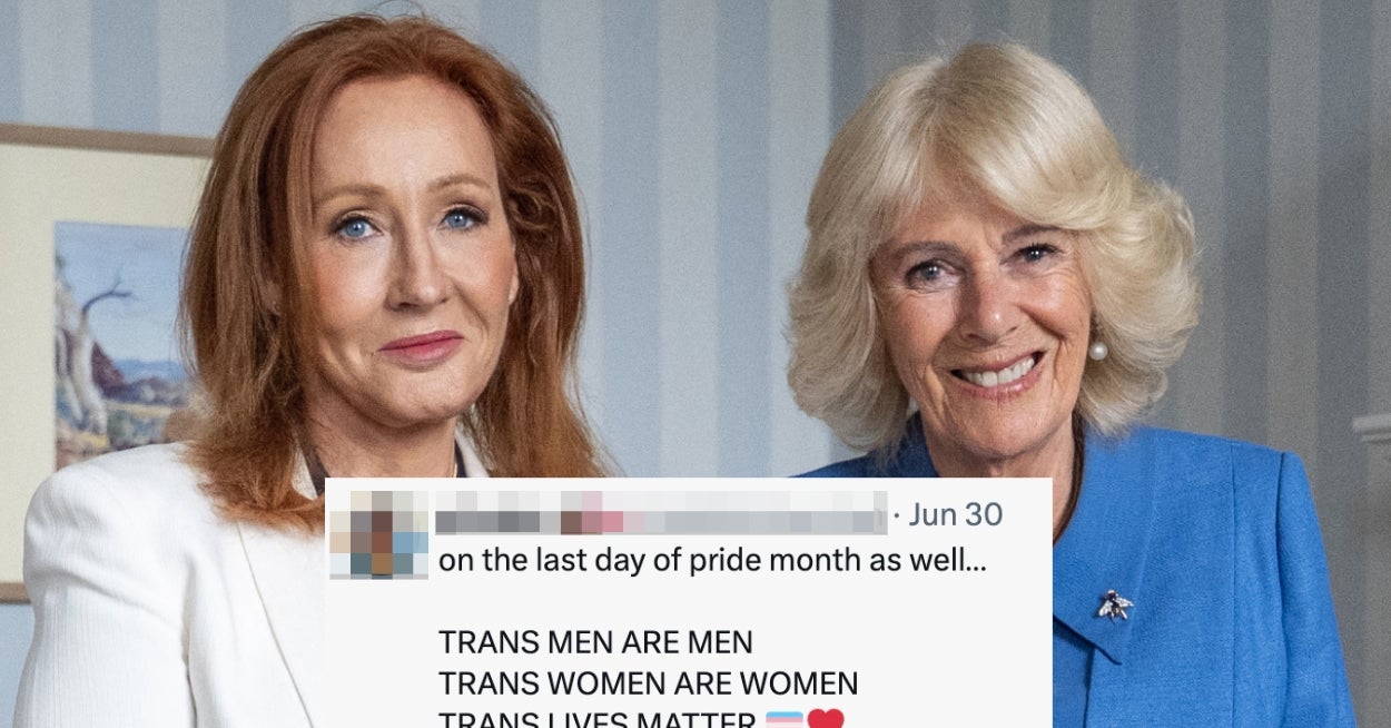 Queen Camilla's Photo With J.K. Rowling During Pride Month Is Drawing Serious Criticism