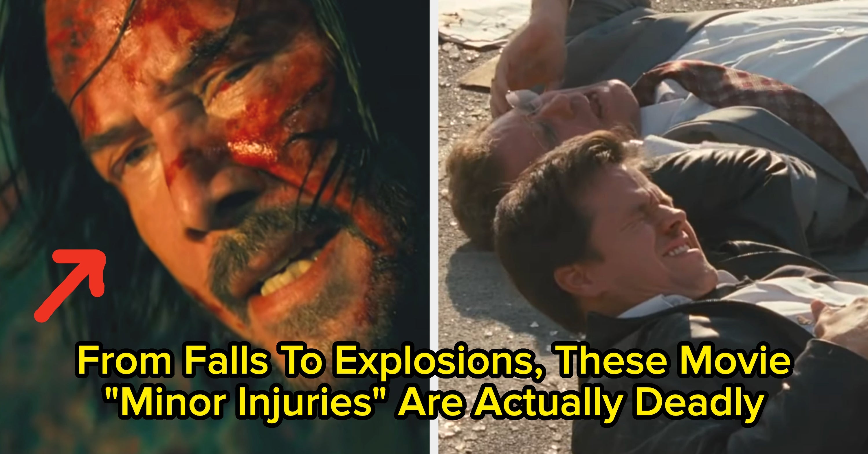33 Movie And TV Injuries That People Are Pointing Out Would Absolutely Kill You In Real Life, And Honestly They're Not Wrong