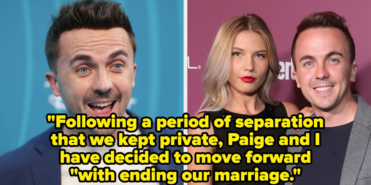 Frankie Muniz's Strange Divorce Announcement