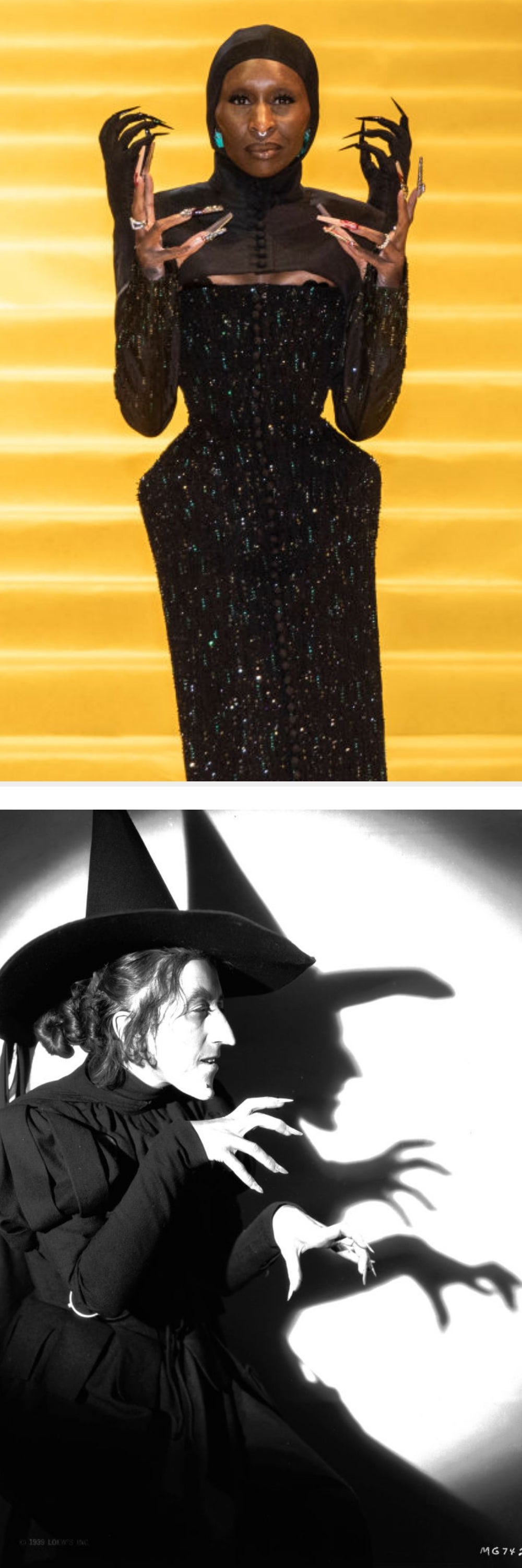 A idiosyncratic connected signifier successful a strapless, elegant gown holding a microphone, surrounded by brushed mist