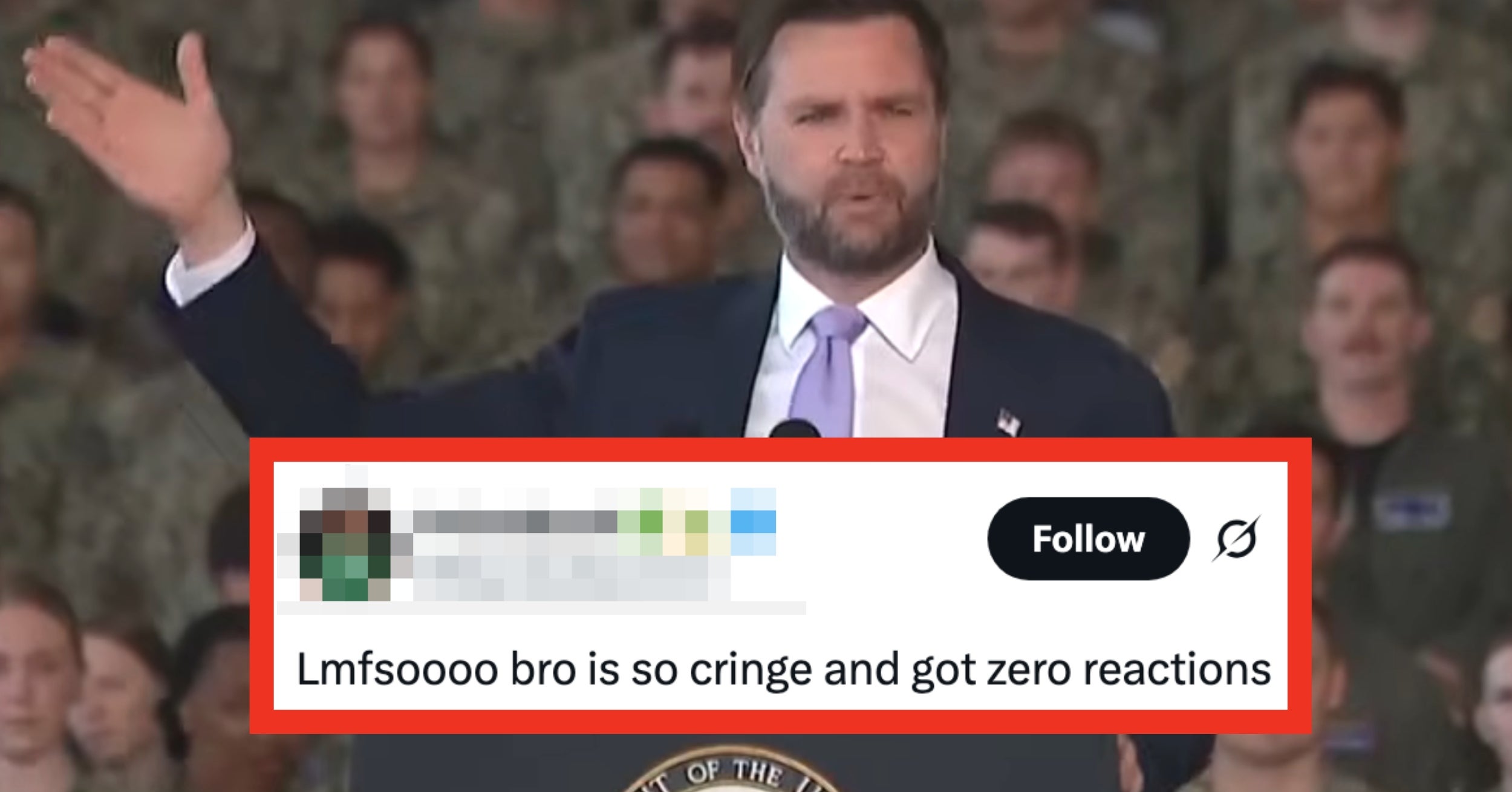 Ahead Of The US's 250th Birthday, JD Vance Told A "Joke" To Military Members That Spectacularly Failed, And Now Everyone's Mocking Him