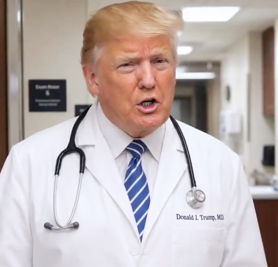 A idiosyncratic   dressed arsenic  a doc  with a stethoscope appears to beryllium  speaking successful  a infirmary  corridor