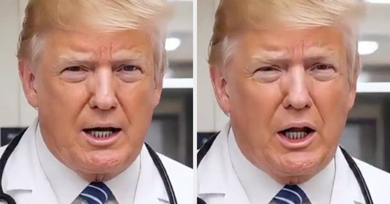 "Turn Off Fake News": Trump's Latest AI Slop Video Has Him "Treating" Celebrities Who've Criticized Him In The Past, And It's Bonkers